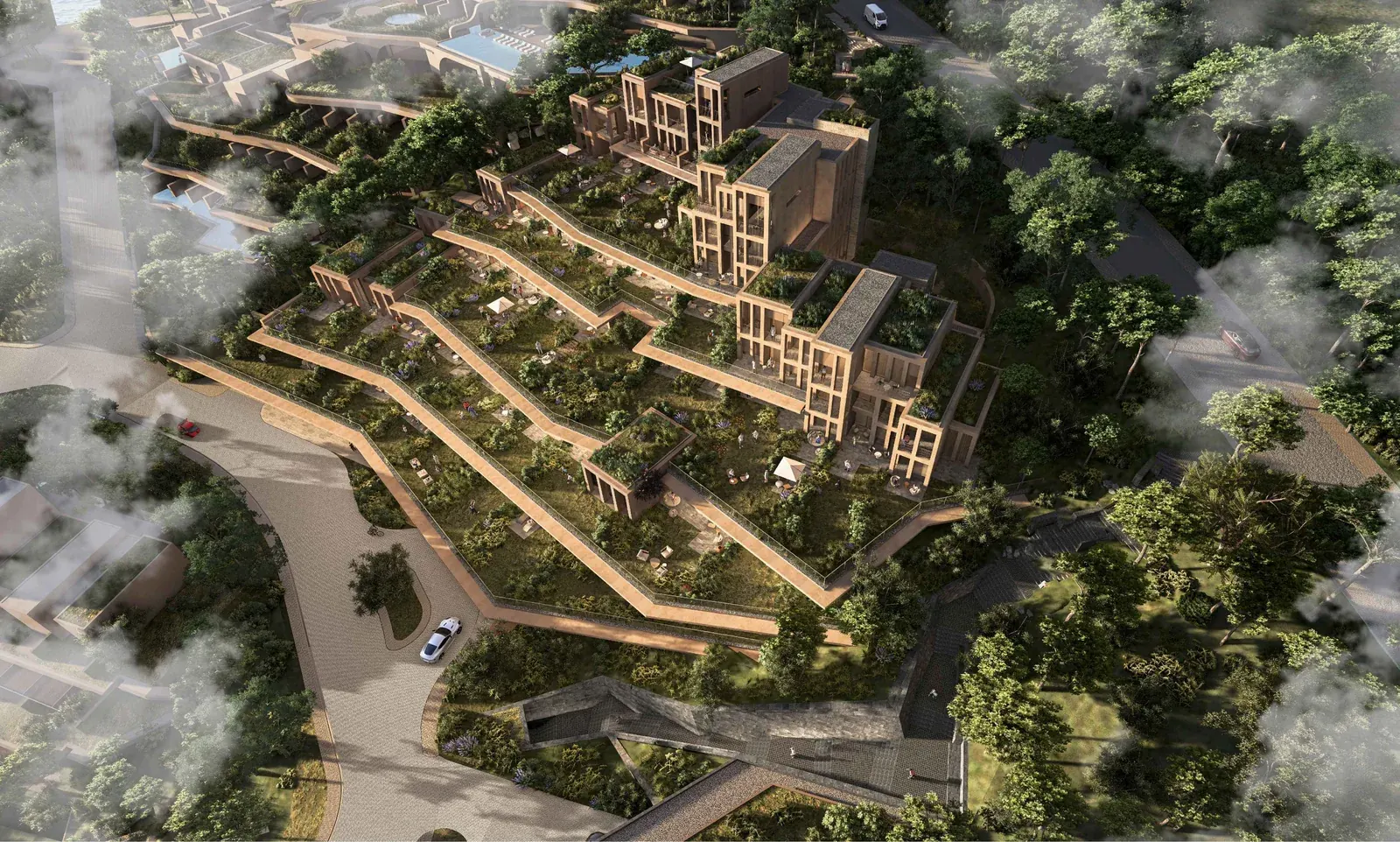Aerial view · artist's impression