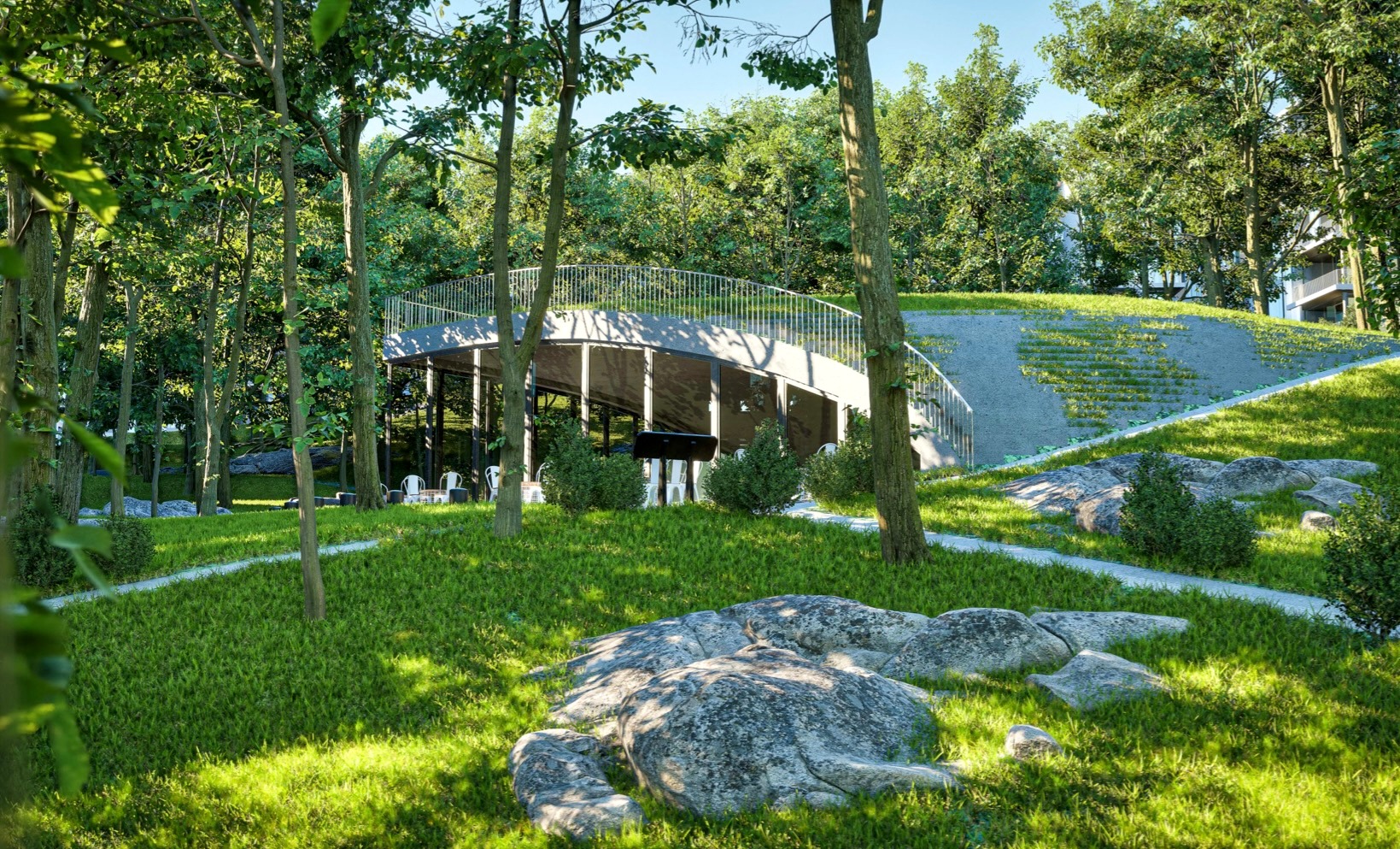 The forest · by Long Hill Residence, Mjull Bathore