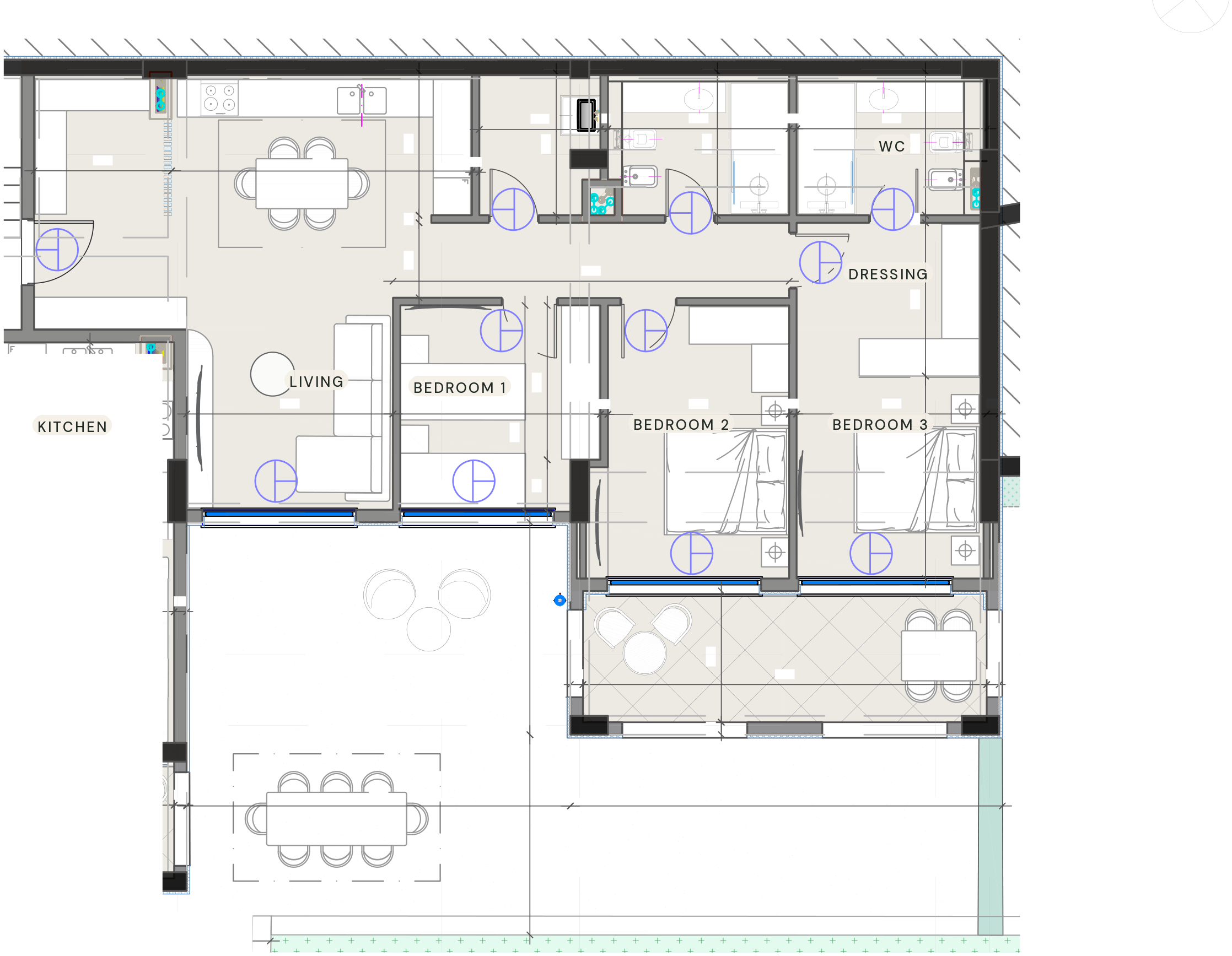Constance — floor plan, Manastiri Bay