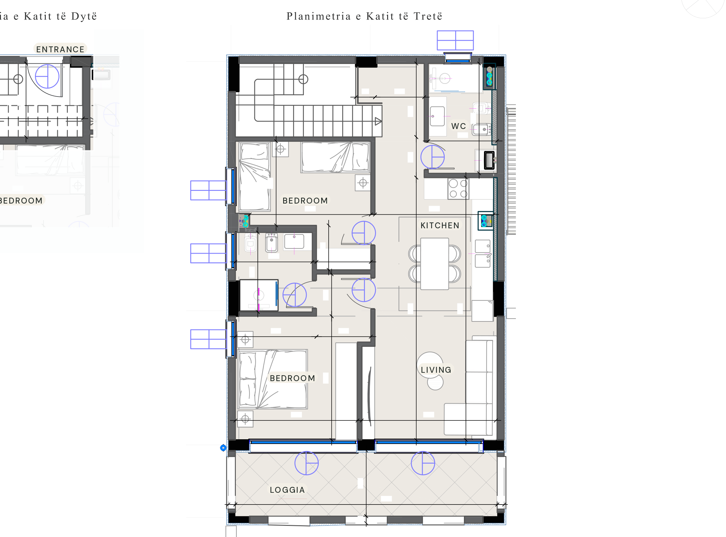 Eugénie — floor plan, Manastiri Bay