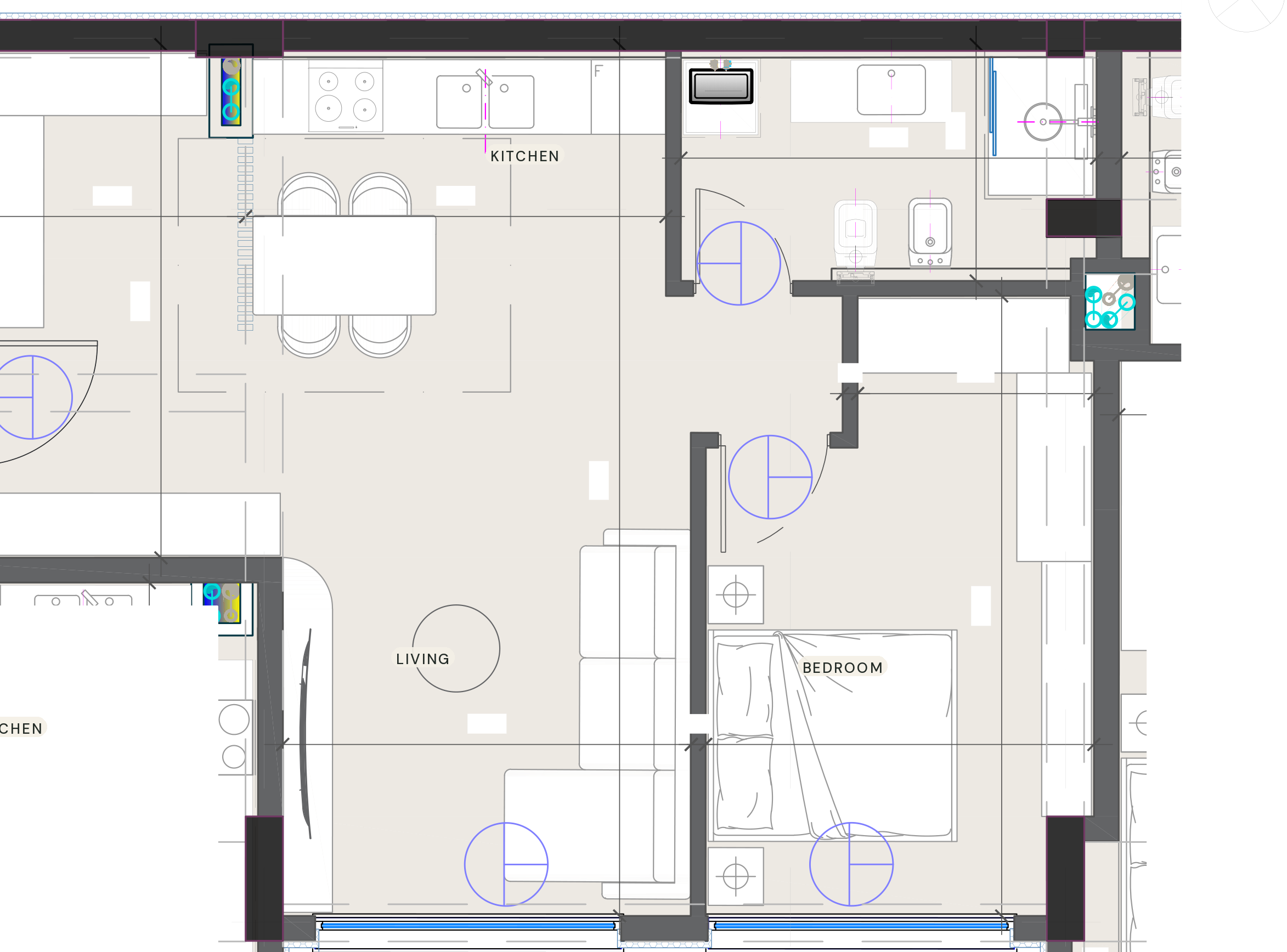 Manon — floor plan, Manastiri Bay
