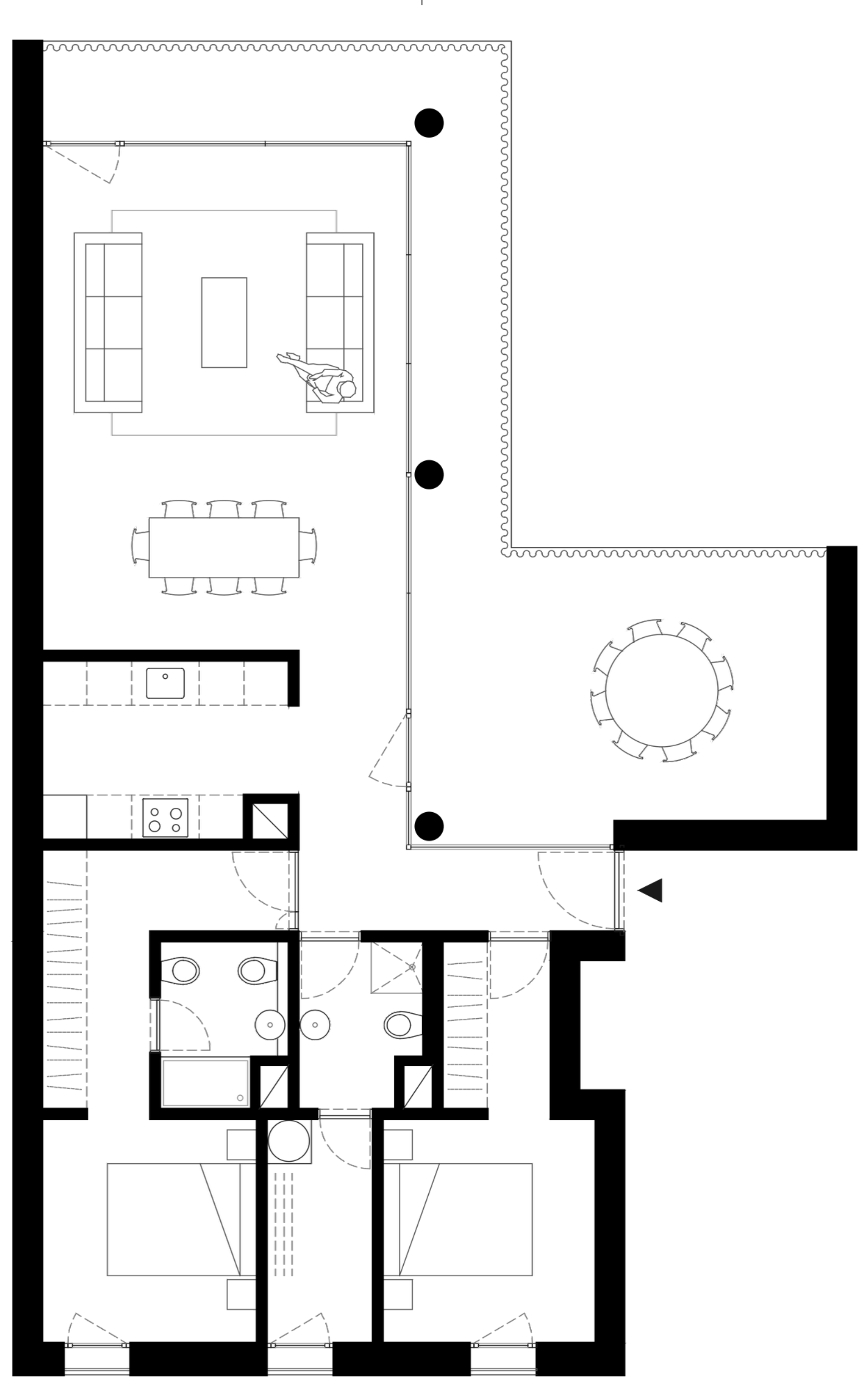 Pénélope — floor plan, by Long Hill Residence