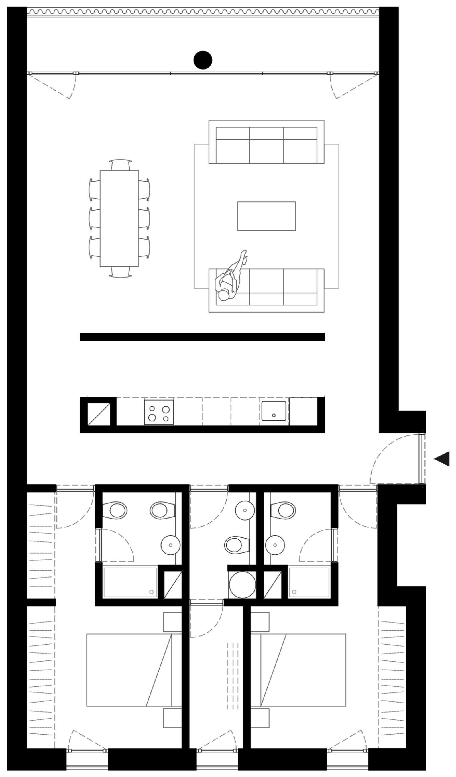 Thaïs — floor plan, by Long Hill Residence